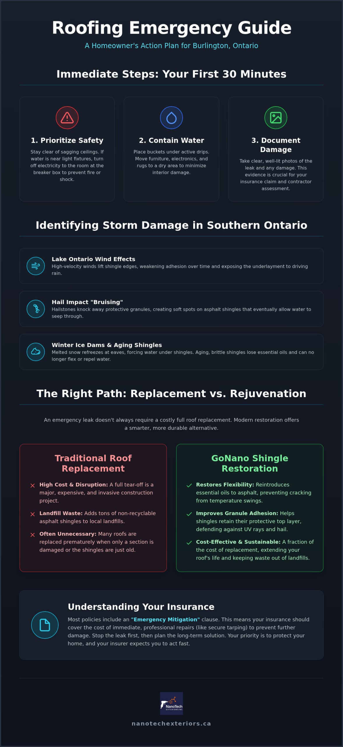 Emergency Roof Repair in Burlington: Immediate Response & Long-Term Protection
