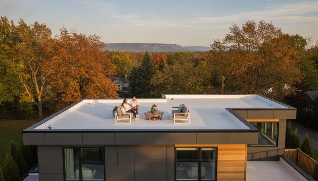 Residential Flat Roof Installation in Burlington & Hamilton: The 2026 Homeowner’s Guide