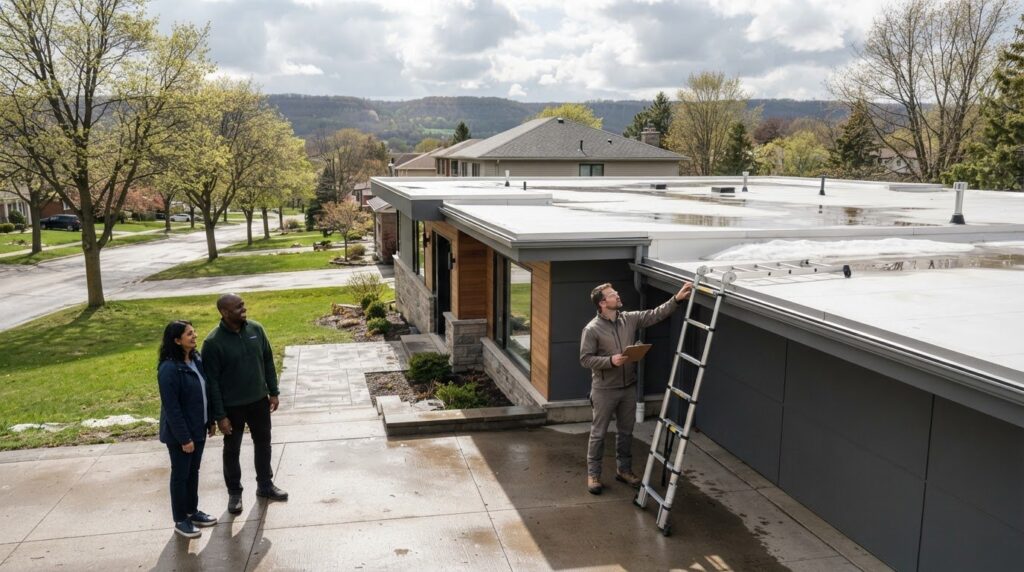 Residential Flat Roof Maintenance in Ontario: A Homeowner’s 2026 Guide